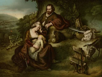 Ruhe auf der Flucht nach Ägypten